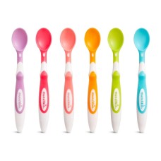 Colorful baby soft spoons 6 spoons