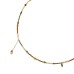 New niche stacked Xiaomi bead colored beaded necklace for women, versatile, fashionable and personalized freshwater pearl neckla