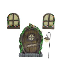 Luminous door and window resin decoration