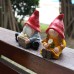 Hatbrim Couple Dwarf Doll Decoration Ornament