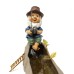 Fishing Dwarf Resin Doll Landscape Flower Pot Resin