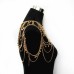 Street photo fashion multi-layer sexy tassel ball shoulder chain body chain cross-border trend personalized clothing accessories