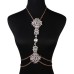 Exaggerated jewelry, fashionable diamond inlay, luxurious body chain, personalized women's jewelry
