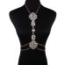 Exaggerated jewelry, fashionable diamond inlay, luxurious body chain, personalized women's jewelry