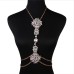 Exaggerated jewelry, fashionable diamond inlay, luxurious body chain, personalized women's jewelry