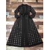 Women Solid Hollow Out Trench Long Length Round Iron Ring Full Sleeve Sashes Design Casual New Autumn Fahsion