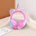 Unicorn Children's Warmth Earmuffs Winter Cold Protection Rabbit like Earmuffs Wearable Retractable Earmuffs