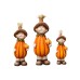 Pumpkin Scarecrow Ceramic Doll Decoration
