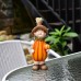 Pumpkin Scarecrow Ceramic Doll Decoration