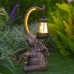 Outdoor solar light garden elephant decorations animal resin Outdoor solar light garden elephant decorations animal resin