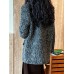 Vintage Woolen Women's Blazer Notched Collar Single Breasted Coat Korean Style Female  Winter New Clothing 