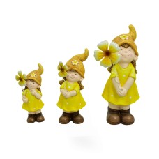 Little Girl Ceramic Decoration Set