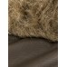 Fashion Women's Faux Fur Coat Stand Collar Covered Button Long Sleevebrown Loose Thick Warm Jackets Winter 