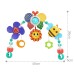 Crab bed bell for infants and young children, ringer for children 0-1 years old, hanging comforting and puzzle cart pendant