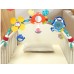 Crab bed bell for infants and young children, ringer for children 0-1 years old, hanging comforting and puzzle cart pendant