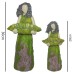 Forest Green Goddess Bird Feeder Outdoor Bird Feeder Resin Decoration