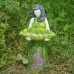 Forest Green Goddess Bird Feeder Outdoor Bird Feeder Resin Decoration