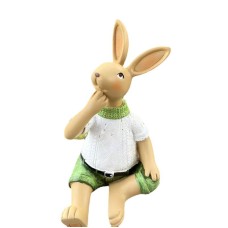 Outdoor garden rabbit resin decorations