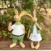 Outdoor garden rabbit resin decorations