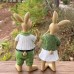 Outdoor garden rabbit resin decorations
