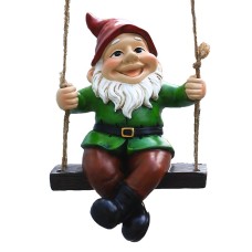 Garden Dwarf Swing Pendant Outdoor Decorative Resin