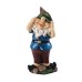 Garden Dwarf Ornaments Don't Listen Don't Speak Don't Look at Outdoor Decorative Resin