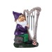 Outdoor Garden Playing Qin Dwarf Wind Chime Resin Decoration