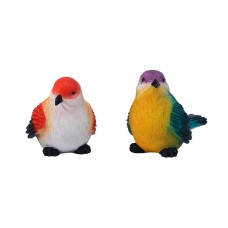 Outdoor decorative resin for garden colorful bird decorations