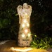 Flower Fairy Outdoor Solar Angel Statue Resin Lamp