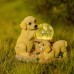 Outdoor garden decoration solar lamp resin balcony decoration