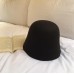 Japan Woolen Felt Fisherman Hat Female Simple Retro Dome Bucket Hat Ins Warm British Bucket Hats Basin Hat Bob Hat Gorros