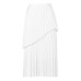 Elegant 2 Pieces Set Women Camisole Off Shoulder Single Breasted Top + A Line Skirt Office Lady Luxury New 