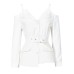 Elegant 2 Pieces Set Women Camisole Off Shoulder Single Breasted Top + A Line Skirt Office Lady Luxury New 