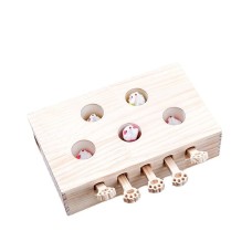 Pet whac-a-mole toy with a five-hole mousehole cat scratching interactive toy Pet whac-a-mole toy with a five-hole mousehole cat scratching interactive toy