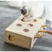 Pet whac-a-mole toy with a five-hole mousehole cat scratching interactive toy