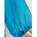 Patchwork Irregular Dress Women Full Lantern Sleeve Round Collar A Line High Waist Holiday Clothing New 