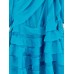Patchwork Irregular Dress Women Full Lantern Sleeve Round Collar A Line High Waist Holiday Clothing New 