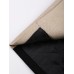 Elegant Contrast Color Patchwork Woolen Coat Women Long Sleeve With Lace-up Cashmere Overcoat  Autumn 