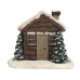 Chimney cabin snow winter incense burner Christmas decoration props home living room decoration