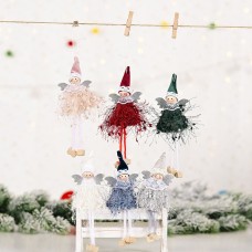 Christmas Decorative Products: Fluffy Girl Leg Hanging Pieces Creative New Little Angel Hanging Decoration Doll Hanging Pieces