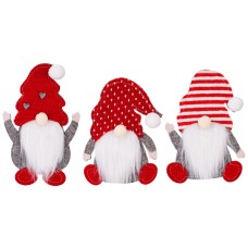 New Christmas Decorative Products Dwarf Knife and Fork Set Faceless Old Man Knife and Fork Bag Rudolf Tableware Set