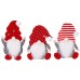 New Christmas Decorative Products Dwarf Knife and Fork Set Faceless Old Man Knife and Fork Bag Rudolf Tableware Set