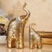 Resin Crafts European Style Couple Elephant Living Room Home Decoration Wine Cabinet Study Decoration Wedding Gift