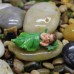 Micro view flower fairy resin small ornaments
