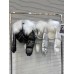 Fashion Women's Spliced Wool Collar Warm Coat Winter  New Long Sleeves Zippers Cotton-padded Jacket Female