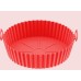 Foldable AirFryer Silicone Pot fryer silicone baking tray mat, heat-resistant, food grade