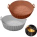 Foldable AirFryer Silicone Pot fryer silicone baking tray mat, heat-resistant, food grade
