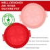 Foldable AirFryer Silicone Pot fryer silicone baking tray mat, heat-resistant, food grade