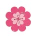 Lucky Flower Heat Insulation Mat Simple Wind Table Heat Insulation Mat Anti scalding Bowl and Dish Mat Household Plate Mat PVC Mat