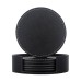 Creative PU leather coaster Exquisite insulated tea water cushion Square leather coaster